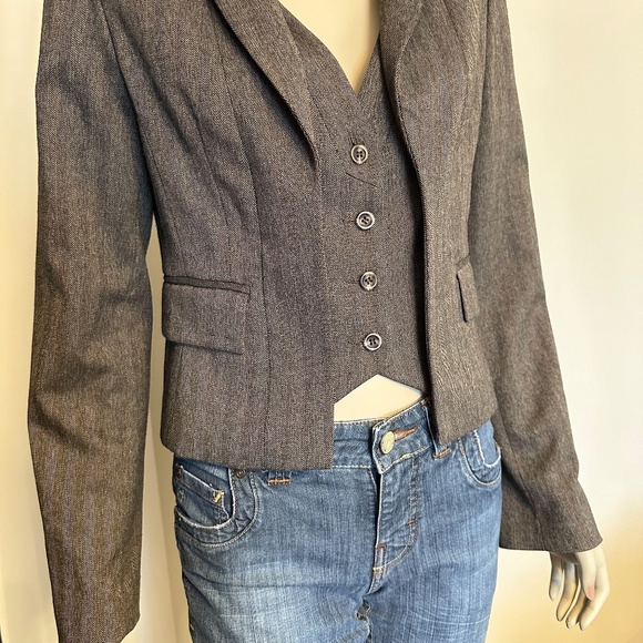 Tristan fitted blazer with vest. 1-piece - Picture 4 of 13